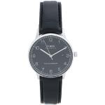 Relojes negros de acero inoxidable de pulsera impermeables Automático con logo Timex para hombre 