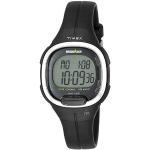 Relojes negros de resina de pulsera impermeables con alarma Timex para mujer 