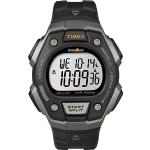 Cronómetros grises de resina redondos impermeables con alarma digital para running Timex para hombre 