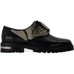 Zapatos derby negros de goma rebajados de punta redonda con tacón de 3 a 5cm formales Toga Pulla talla 37 para mujer 