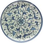 Vajillas turquesas de porcelana Tognana 31 cm de diámetro 