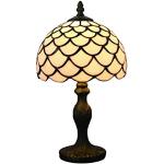 Lámparas doradas de vidrio de mesa vintage 