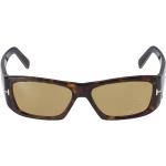 Gafas marrones de sol Tom Ford talla 3XL para mujer 