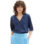 Blusas de lino de fiesta  de verano para ceremonia oficinas Tom Tailor talla L de materiales sostenibles para mujer 