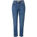 Jeans desgastados orgánicos azules de denim desgastado Tom Tailor Denim talla 6XL de materiales sostenibles para mujer 