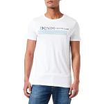 Camisetas blancas de denim tallas grandes con logo Tom Tailor Denim talla XXL para hombre 