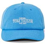 Gorras azules celeste de denim de béisbol  lavable a mano con logo Tom Tailor Denim Talla Única para mujer 