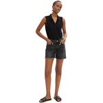 Shorts vaqueros orgánicos negros de denim Tom Tailor Denim talla S de materiales sostenibles para mujer 