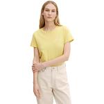 Camisetas estampada amarillas Tom Tailor talla L de materiales sostenibles para mujer 