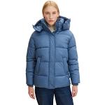 Abrigos azules de poliester con capucha  tallas grandes con forro Tom Tailor talla XXL de materiales sostenibles para mujer 