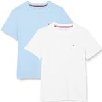 Camisetas azul marino de algodón de manga corta infantiles Tommy Hilfiger Sport 12 años de materiales sostenibles 