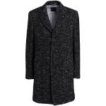 Abrigos negros de viscosa de tweed manga larga Tommy Hilfiger Sport talla L para hombre 
