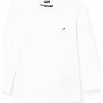 Camisetas blancas de algodón de manga larga infantiles rebajadas informales Tommy Hilfiger Sport 8 años 
