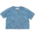 Camisas azul marino de algodón de manga corta infantiles rebajadas Tommy Hilfiger Sport 10 años para niña 