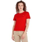 Camisetas rojas de manga corta rebajadas tallas grandes manga corta con cuello redondo Tommy Hilfiger Sport talla XXL para mujer 