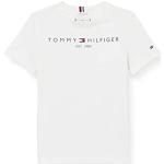 Camisetas blancas de algodón de manga corta infantiles Tommy Hilfiger Sport 12 meses de materiales sostenibles 