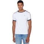 Camisetas blancas de algodón de manga corta rebajadas manga corta con cuello redondo con logo Tommy Hilfiger Sport talla XL para hombre 