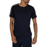 Camisetas azul marino de algodón de manga corta rebajadas manga corta con logo Tommy Hilfiger Sport talla XL para hombre 