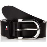 Cinturones negros de cuero con hebilla  rebajados largo 70 Tommy Hilfiger Sport talla L para mujer 