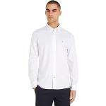 Camisas blancas de algodón de traje  rebajadas manga larga Tommy Hilfiger Sport talla L para hombre 