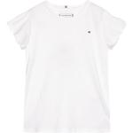 Camisetas blancas de manga corta infantiles rebajadas de punto Tommy Hilfiger Essentials 12 años de materiales sostenibles para niña 