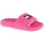 Zapatillas de casa rosas de tela Tommy Hilfiger Sport para mujer 