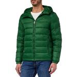 Abrigos verdes con capucha  con logo Tommy Hilfiger Sport talla XS para hombre 