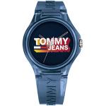 Relojes azul marino de silicona de pulsera rebajados Cuarzo analógicos Tommy Hilfiger Sport para mujer 