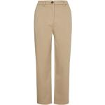 Pantalones chinos orgánicos beige de algodón rebajados Tommy Hilfiger Sport talla M de materiales sostenibles para mujer 
