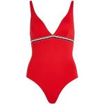 Bragas de bikini rojas de poliamida rebajadas Tommy Hilfiger Sport talla XS para mujer 