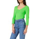 Camisetas verdes de manga larga rebajadas de primavera manga larga informales Tommy Hilfiger Sport talla M de materiales sostenibles para mujer 