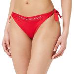 Bragas de bikini rojas de poliamida rebajadas Tommy Hilfiger Sport talla M para mujer 
