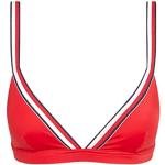 Bikinis triángulo rojos de poliamida rebajados Tommy Hilfiger Sport talla XS para mujer 