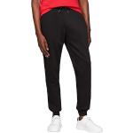 Pantalones negros de algodón de chándal tallas grandes con logo Tommy Hilfiger Sport talla XXL para hombre 
