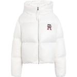 Abrigos blancos de poliamida con capucha  manga larga acolchados Tommy Hilfiger Sport talla XL para mujer 