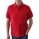 Polos orgánicos rojos de algodón de algodón Tommy Hilfiger Sport talla L de materiales sostenibles para hombre 