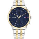 Relojes azul marino de acero inoxidable de pulsera con multifunción Cuarzo analógicos Tommy Hilfiger Sport para hombre 