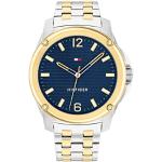 Relojes azules de acero inoxidable de pulsera Cuarzo analógicos Tommy Hilfiger Sport para hombre 