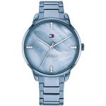 Relojes azules celeste de acero inoxidable de pulsera Cuarzo analógicos Tommy Hilfiger Sport para mujer 
