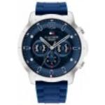 Relojes azules de acero inoxidable de pulsera con multifunción Cuarzo Tommy Hilfiger Sport 