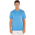 Camisetas azul marino de algodón de manga corta manga corta Tommy Hilfiger Sport talla S de materiales sostenibles para hombre 