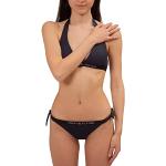 Bragas de bikini negras de poliester rebajadas Tommy Hilfiger Sport talla XL de materiales sostenibles para mujer 