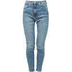 Jeans desgastados azules rebajados con logo Tommy Hilfiger Sport para mujer 