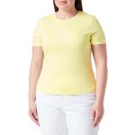 Camisetas amarillas de manga corta rebajadas tallas grandes manga corta de punto Tommy Hilfiger Sport talla 3XL para mujer 