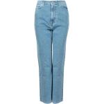 Jeans azules de cintura alta rebajados con logo Tommy Hilfiger Sport para mujer 