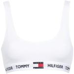 Sujetadores orgánicos blancos de algodón Tommy Hilfiger Sport talla XS de materiales sostenibles para mujer 
