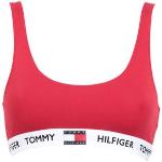 Sujetadores orgánicos rojos de algodón Tommy Hilfiger Sport talla XS de materiales sostenibles para mujer 
