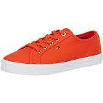 Zapatillas naranja con cordones informales Tommy Hilfiger Essentials talla 42,5 para mujer 