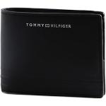 Billetera negras de cuero con logo Tommy Hilfiger Sport para hombre 