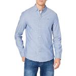 Camisas oxford orgánicas azules de algodón rebajadas Tommy Hilfiger Sport talla L de materiales sostenibles para hombre 